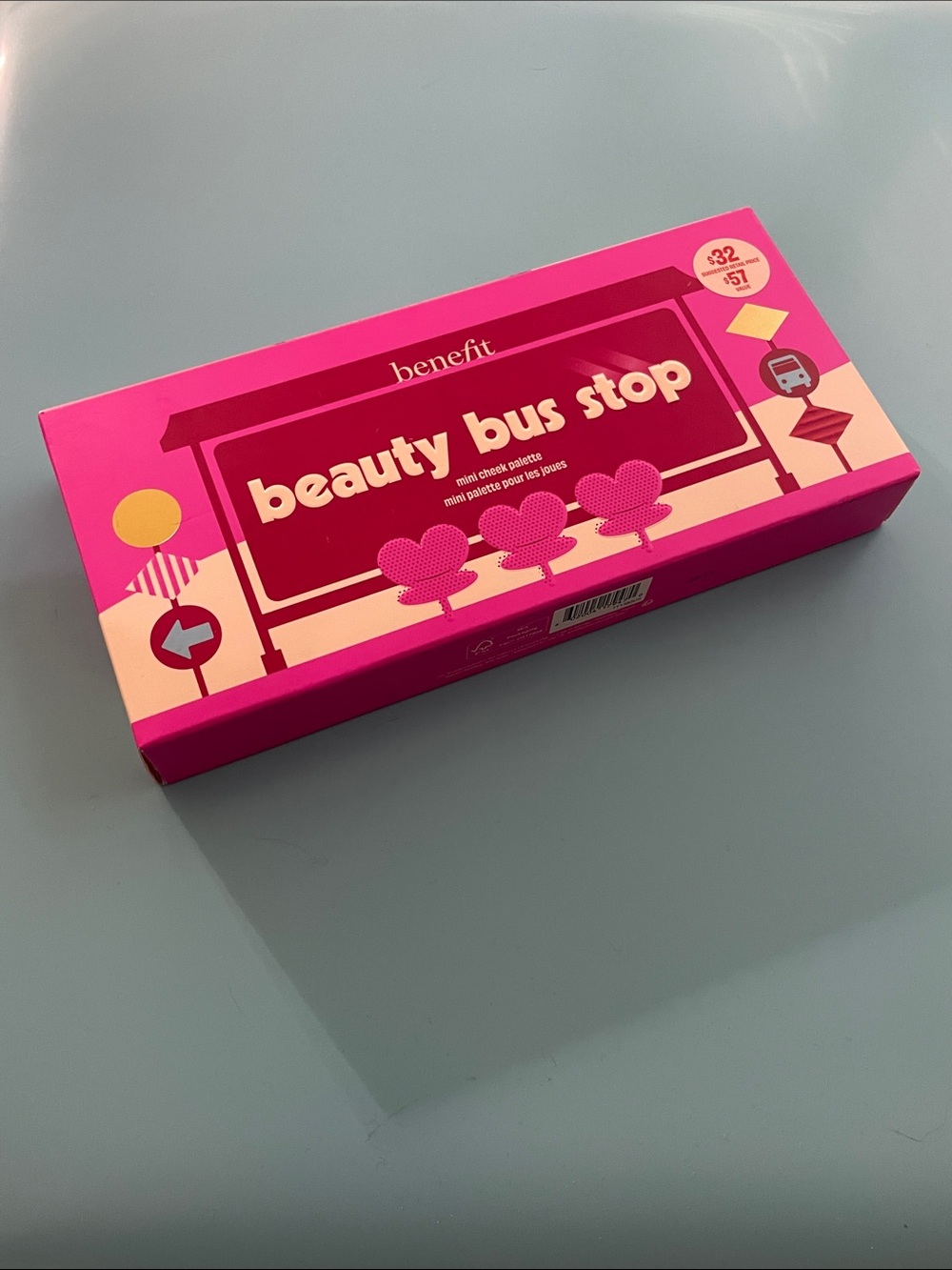 Benefit Cosmetics Beauty Bus Stop Mini Cheek Palette - Limited Edition NIB